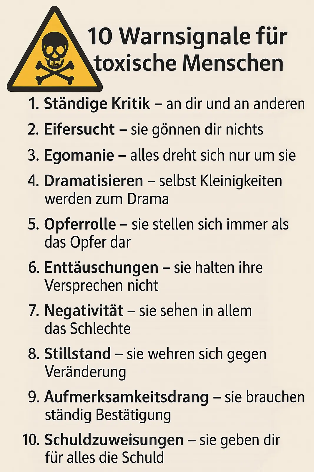 Illustration zum Thema toxische Menschen